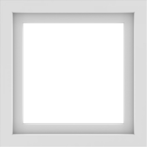 WDMA 24x24 (23.5 x 23.5 inch) Vinyl uPVC White Picture Window without Grids-1