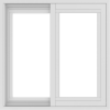 WDMA 24x24 (23.5 x 23.5 inch) Vinyl uPVC White Slide Window without Grids Exterior