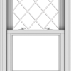WDMA 24x36 (23.5 x 35.5 inch)  Aluminum Single Double Hung Window with Diamond Grids