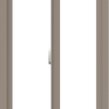 WDMA 24x36 (23.5 x 35.5 inch) Vinyl uPVC Brown Slide Window without Grids Interior