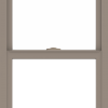 WDMA 24x36 (23.5 x 35.5 inch) Vinyl uPVC Brown Single Hung Double Hung Window without Grids Interior