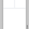 WDMA 24x36 (23.5 x 35.5 inch) White Vinyl uPVC Crank out Casement Window with Fractional Grilles