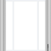 WDMA 24x36 (23.5 x 35.5 inch) White Vinyl uPVC Crank out Casement Window with Prairie Grilles