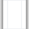 WDMA 24x36 (23.5 x 35.5 inch) White uPVC Vinyl Push out Awning Window with Prairie Grilles