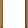 WDMA 24x40 (23.5 x 39.5 inch) Oak Wood Dark Brown Bronze Aluminum Crank out Awning Window without Grids