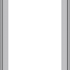 WDMA 24x40 (23.5 x 39.5 inch) Pine Wood Light Grey Aluminum Push out Casement Window without Grids Exterior