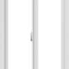 WDMA 24x42 (23.5 x 41.5 inch) Vinyl uPVC White Slide Window without Grids Interior