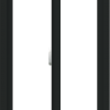 WDMA 24x42 (23.5 x 41.5 inch) Vinyl uPVC Black Slide Window without Grids Interior