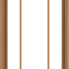 WDMA 24x48 (23.5 x 47.5 inch) Oak Wood Dark Brown Bronze Aluminum Crank out Awning Window with Prairie Grilles