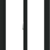 WDMA 24x48 (23.5 x 47.5 inch) Vinyl uPVC Black Slide Window without Grids Interior