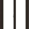 WDMA 24x48 (23.5 x 47.5 inch) Vinyl uPVC Dark Brown Slide Window without Grids Interior