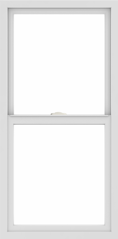WDMA 24x48 (23.5 x 47.5 inch) Vinyl uPVC White Single Hung Double Hung Window without Grids Interior