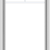 WDMA 24x48 (23.5 x 47.5 inch) White Vinyl uPVC Crank out Awning Window with Fractional Grilles