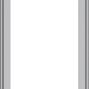 WDMA 24x54 (23.5 x 53.5 inch) Pine Wood Light Grey Aluminum push out Casement Window without Grids Exterior