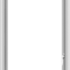 WDMA 24x54 (23.5 x 53.5 inch) uPVC Vinyl White push out Casement Window with Fractional Grilles
