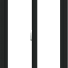 WDMA 24x54 (23.5 x 53.5 inch) Vinyl uPVC Black Slide Window without Grids Interior