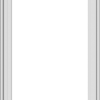 WDMA 24x54 (23.5 x 53.5 inch) White Vinyl uPVC Crank out Casement Window without Grids Exterior