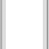 WDMA 24x60 (23.5 x 59.5 inch) White Vinyl uPVC Push out Casement Window without Grids Exterior