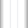 WDMA 24x60 (23.5 x 59.5 inch) White Vinyl uPVC Push out Casement Window with Prairie Grilles