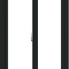 WDMA 24x60 (23.5 x 59.5 inch) Vinyl uPVC Black Slide Window without Grids Interior