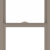 WDMA 24x60 (23.5 x 59.5 inch) Vinyl uPVC Brown Single Hung Double Hung Window without Grids Interior
