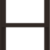 WDMA 24x60 (23.5 x 59.5 inch) Vinyl uPVC Dark Brown Single Hung Double Hung Window with Fractional Grids Interior