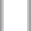 WDMA 24x66 (23.5 x 65.5 inch) Pine Wood Light Grey Aluminum Push out Casement Window without Grids Exterior