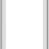 WDMA 24x66 (23.5 x 65.5 inch) White Vinyl uPVC Push out Casement Window without Grids Exterior