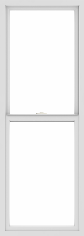 WDMA 24x66 (23.5 x 65.5 inch) Vinyl uPVC White Single Hung Double Hung Window without Grids Interior
