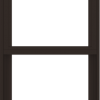 WDMA 24x66 (23.5 x 65.5 inch) Vinyl uPVC Dark Brown Single Hung Double Hung Window with Fractional Grids Interior