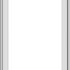 WDMA 24x72 (23.5 x 71.5 inch) White Vinyl uPVC Push out Casement Window without Grids Exterior