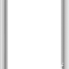 WDMA 24x72 (23.5 x 71.5 inch) White Vinyl uPVC Push out Casement Window with Fractional Grilles
