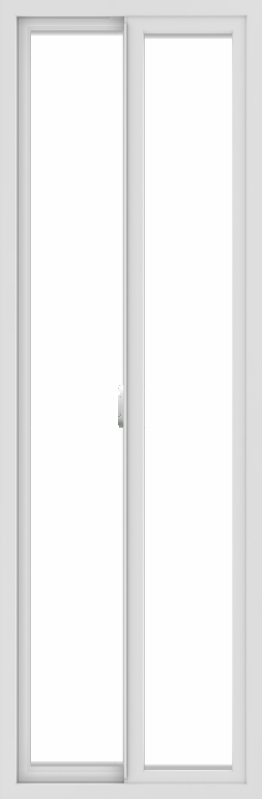 WDMA 24x72 (23.5 x 71.5 inch) Vinyl uPVC White Slide Window without Grids Interior