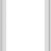 WDMA 24x72 (23.5 x 71.5 inch) White Vinyl uPVC Crank out Casement Window without Grids Exterior