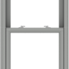 WDMA 28x120 (27.5 x 119.5 inch)  Aluminum Single Double Hung Window without Grids-1