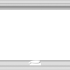 WDMA 28x20 (27.5 x 19.5 inch) White Vinyl uPVC Crank out Awning Window without Grids