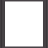 WDMA 28x32 (27.5 x 31.5 inch) Pine Wood Dark Grey Aluminum Crank out Casement Window without Grids Exterior