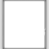 WDMA 28x32 (27.5 x 31.5 inch) Vinyl uPVC White Push out Casement Window without Grids Interior