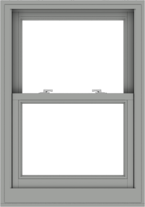WDMA 28x40 (27.5 x 39.5 inch)  Aluminum Single Double Hung Window without Grids-1