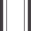WDMA 28x48 (27.5 x 47.5 inch) Pine Wood Dark Grey Aluminum Crank out Casement Window with Prairie Grilles
