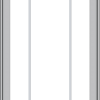 WDMA 28x48 (27.5 x 47.5 inch) Pine Wood Light Grey Aluminum push out Casement Window with Prairie Grilles