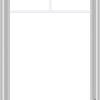 WDMA 28x48 (27.5 x 47.5 inch) White Vinyl uPVC Crank out Casement Window with Fractional Grilles