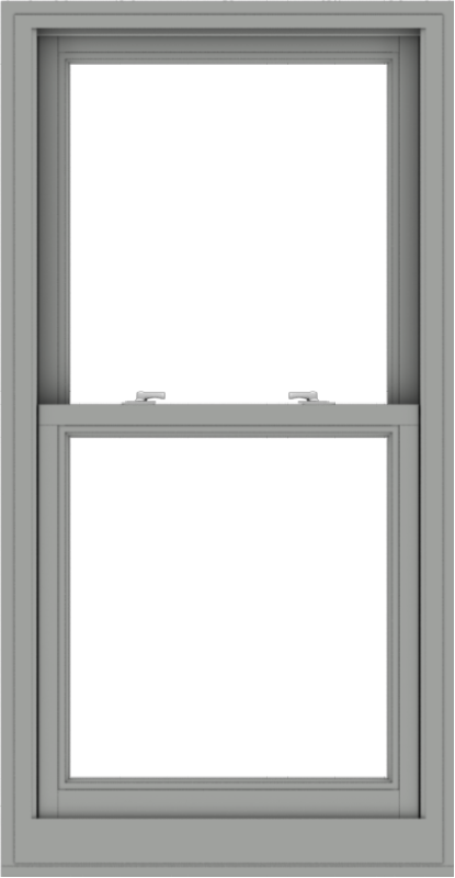 WDMA 28x54 (27.5 x 53.5 inch)  Aluminum Single Double Hung Window without Grids-1
