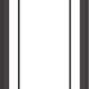 WDMA 28x54 (27.5 x 53.5 inch) Pine Wood Dark Grey Aluminum Crank out Casement Window with Prairie Grilles
