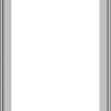 WDMA 28x54 (27.5 x 53.5 inch) Pine Wood Light Grey Aluminum push out Casement Window without Grids Exterior