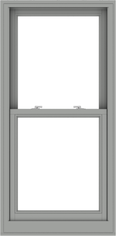 WDMA 28x57 (27.5 x 56.5 inch)  Aluminum Single Double Hung Window without Grids-1