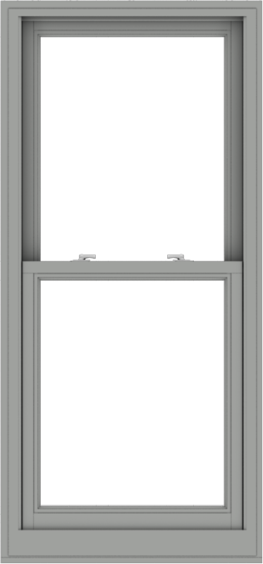 WDMA 28x60 (27.5 x 59.5 inch)  Aluminum Single Double Hung Window without Grids-1