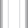 WDMA 28x60 (27.5 x 59.5 inch) Pine Wood Light Grey Aluminum Push out Casement Window with Prairie Grilles