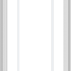 WDMA 28x66 (27.5 x 65.5 inch) White Vinyl uPVC Crank out Casement Window with Prairie Grilles