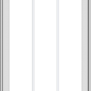 WDMA 28x72 (27.5 x 71.5 inch) White Vinyl uPVC Push out Casement Window with Prairie Grilles